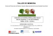 TALLER DE MEMORIA - Pinilla del Valle